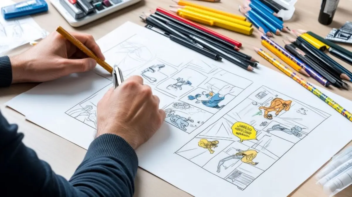 Exposition La fabrication d’une bande dessinée