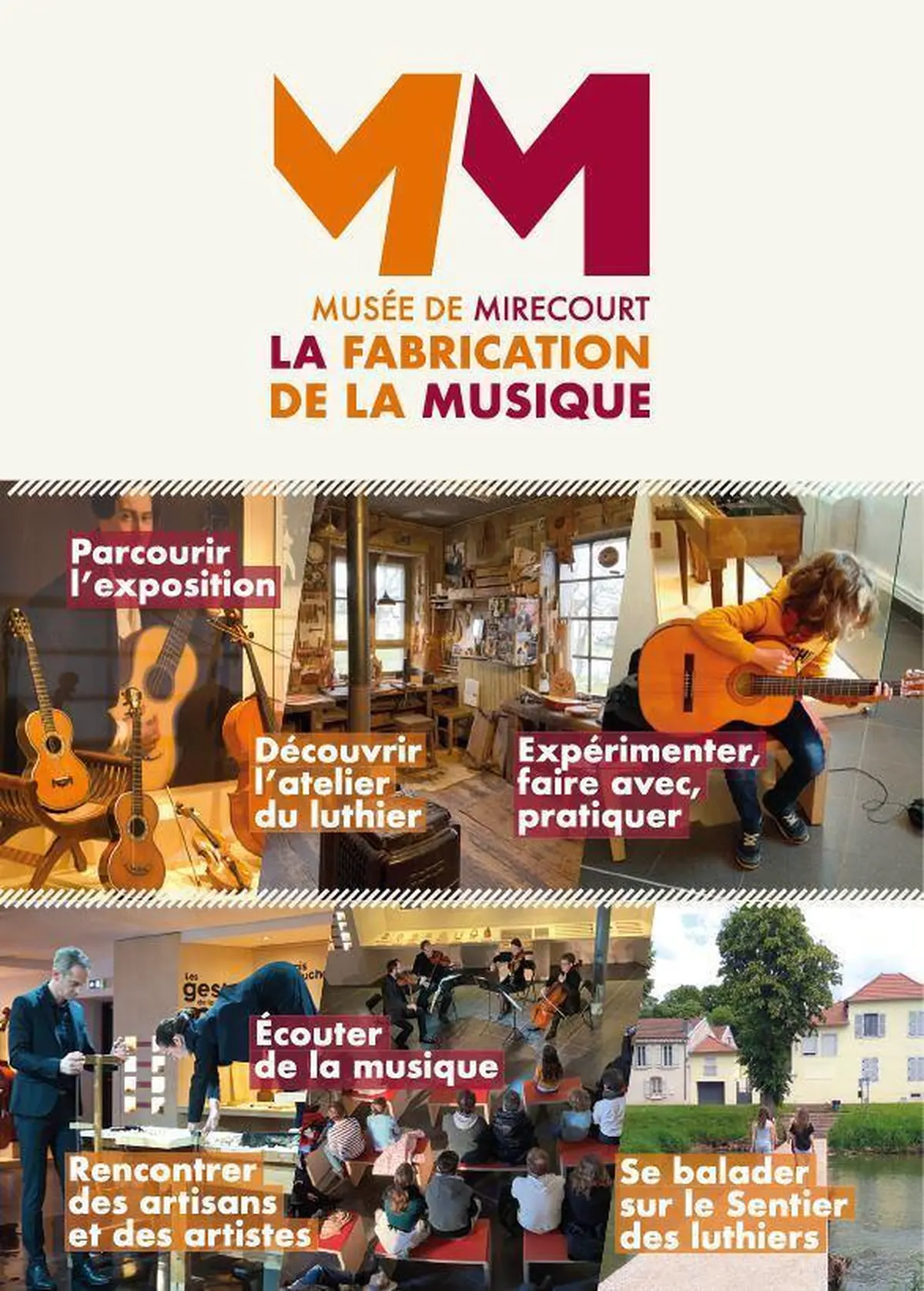 Exposition - la fabrication de la musique, départ Mirecourt - parcours en autonomie
