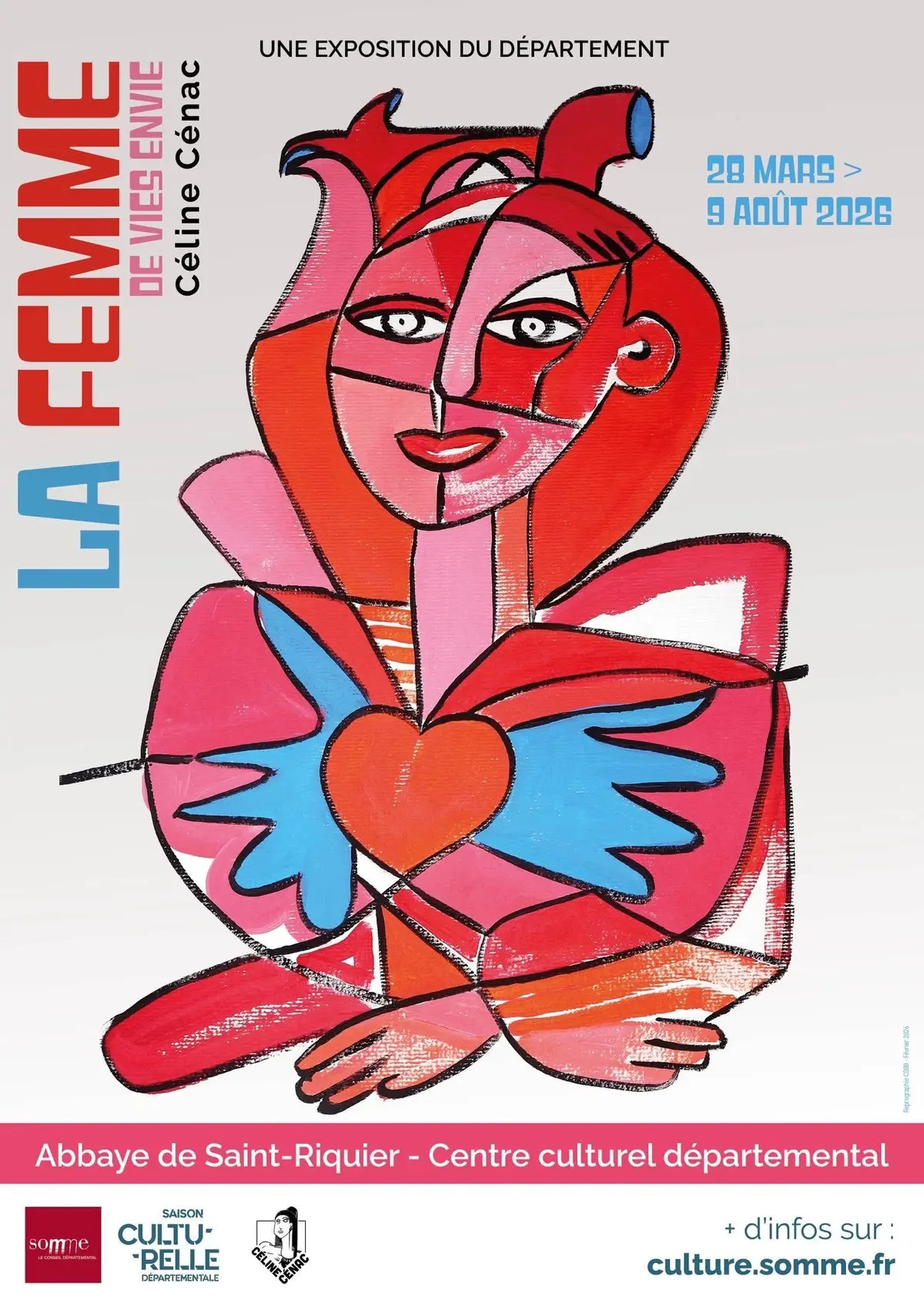 Exposition La Femme. De vies envie - Céline Cénac à l'Abbaye de St-Riquier