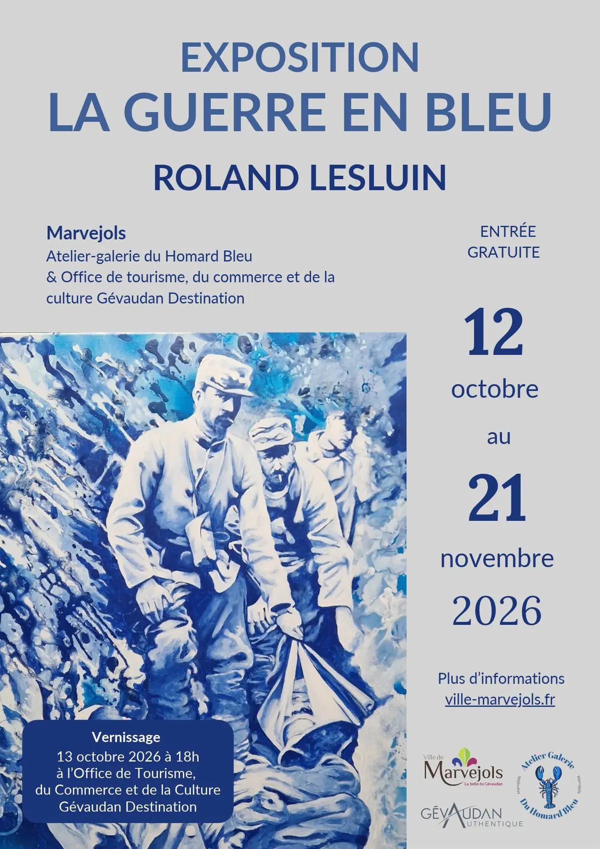 Exposition - La Guerre Bleu