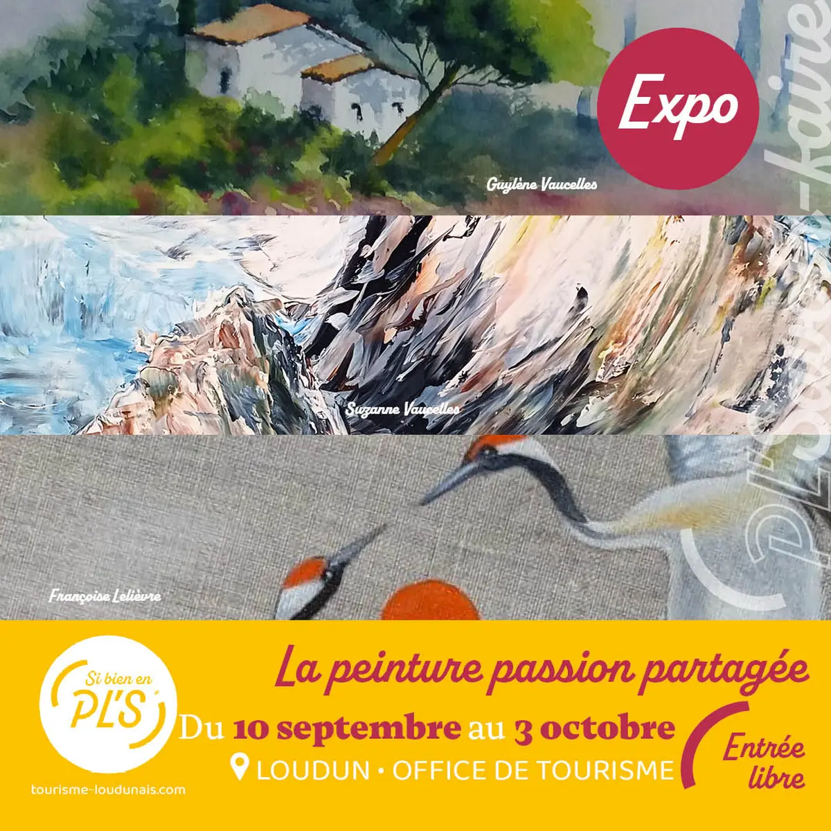 Exposition La peinture passion partagée