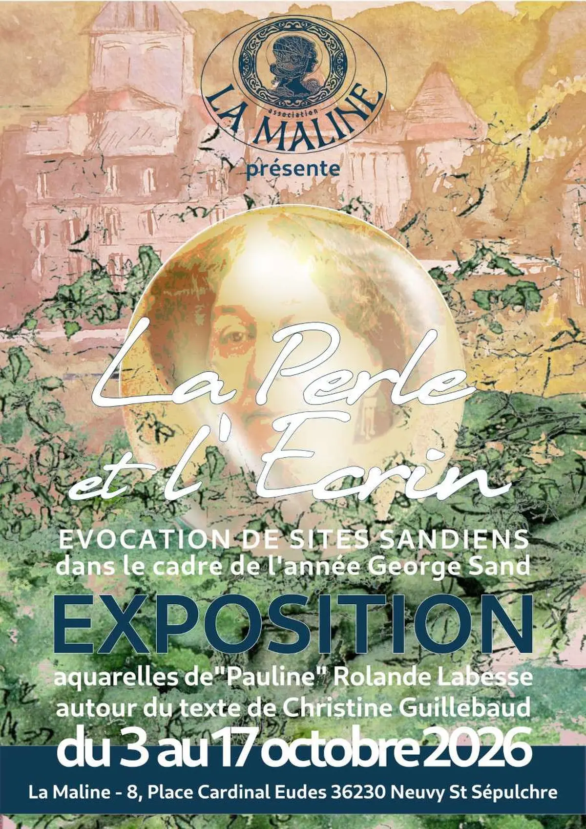 Exposition La Perle et l'écrin avec Pauline et Christine Guillebaud