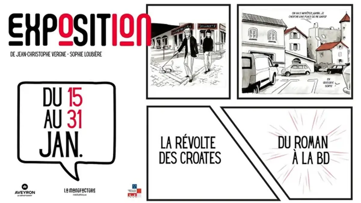 Exposition - La Révolte des Croates : du roman à la BD
