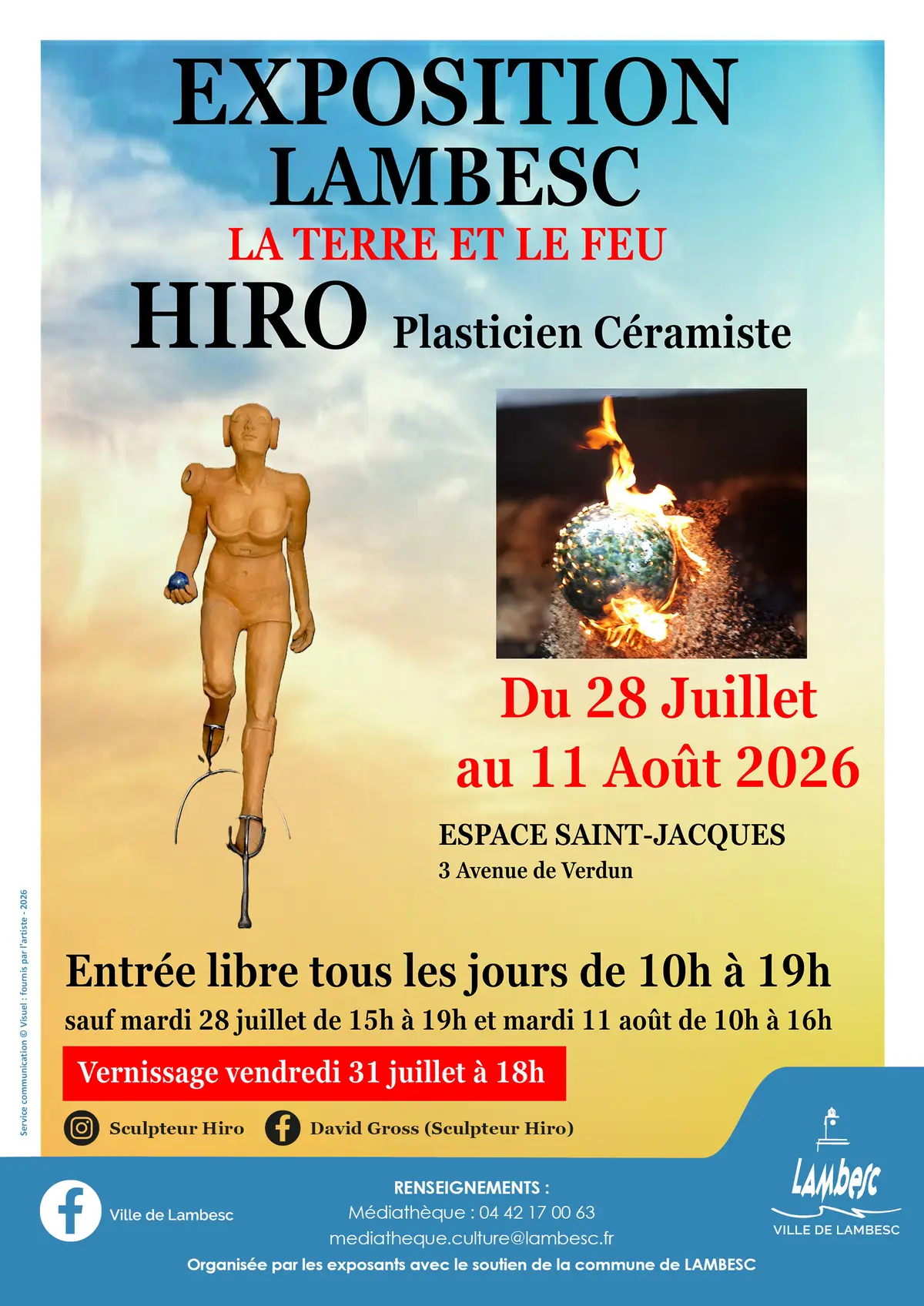 Exposition La terre et le feu