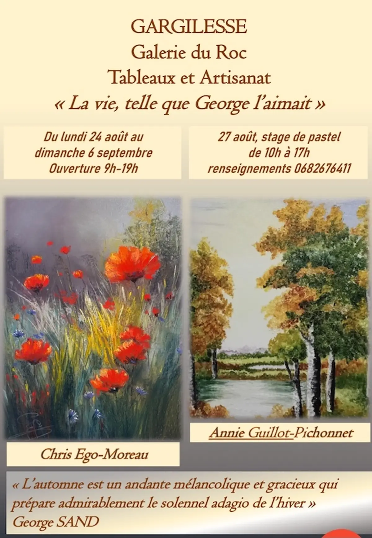 Exposition La vie, telle que George l'aimait