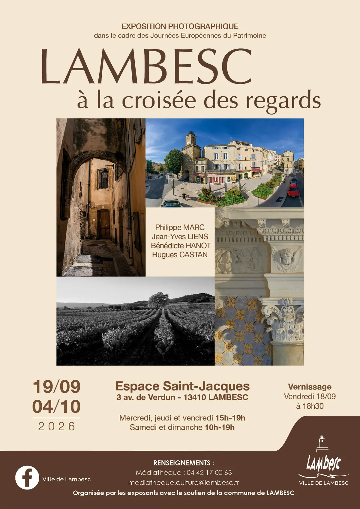 Exposition Lambesc à la croisée des regards - Journées du Patrimoine