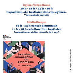 Exposition le bestiaire dans l'église - Visite animé