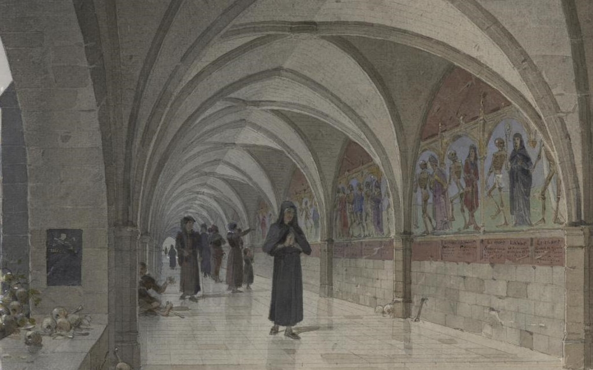 Fedor Hoffbauer. Danse macabre du cimetière des Innocents.