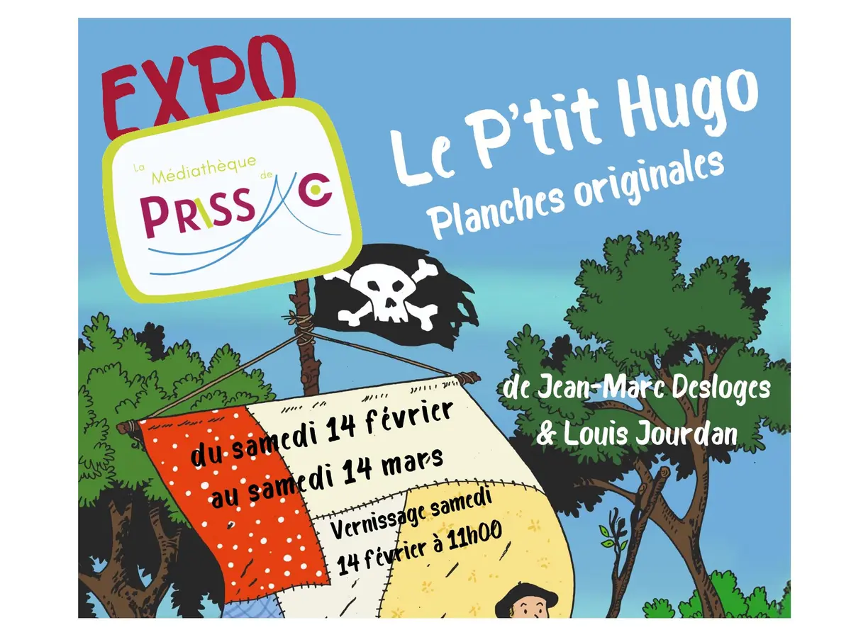 Exposition Le P'tit Hugo planches originales