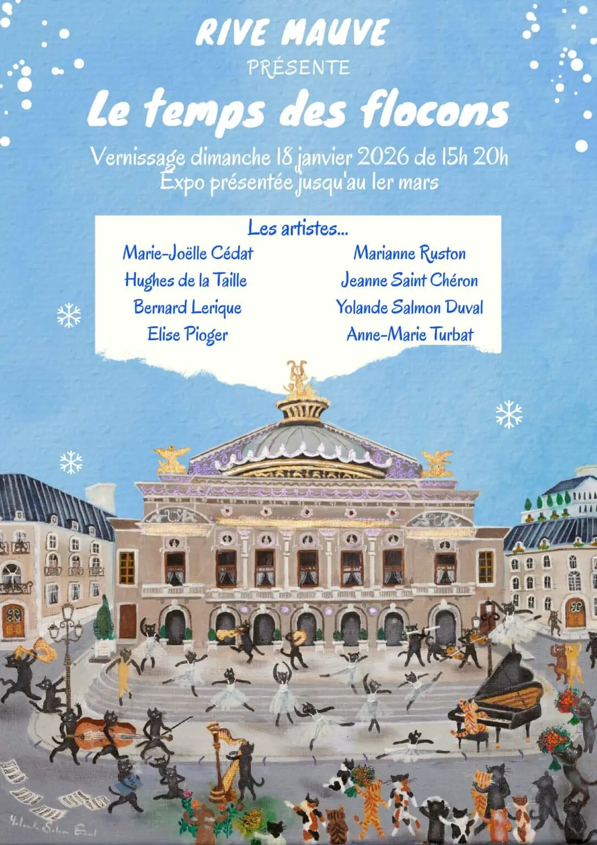 Exposition : Le temps des flocons