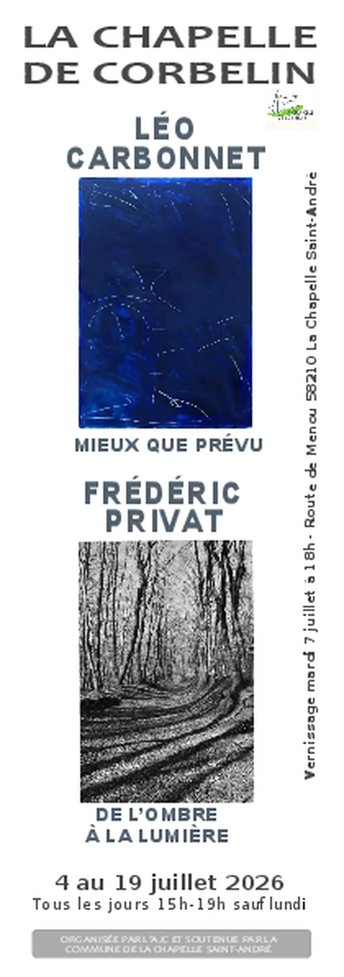 Exposition Léo Carbonnel / Frédéric Privat