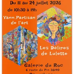 Exposition Les Délires de Lulette et Yann Partisan de l'Art