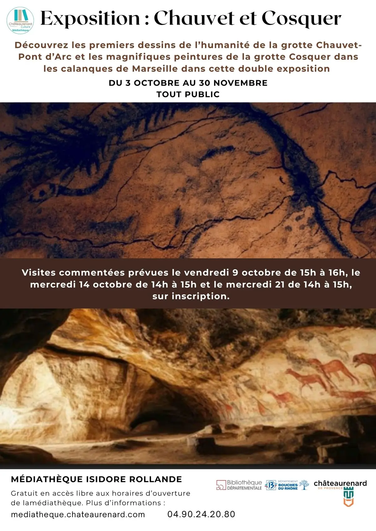 Exposition Les grottes Chauvet et Cosquer