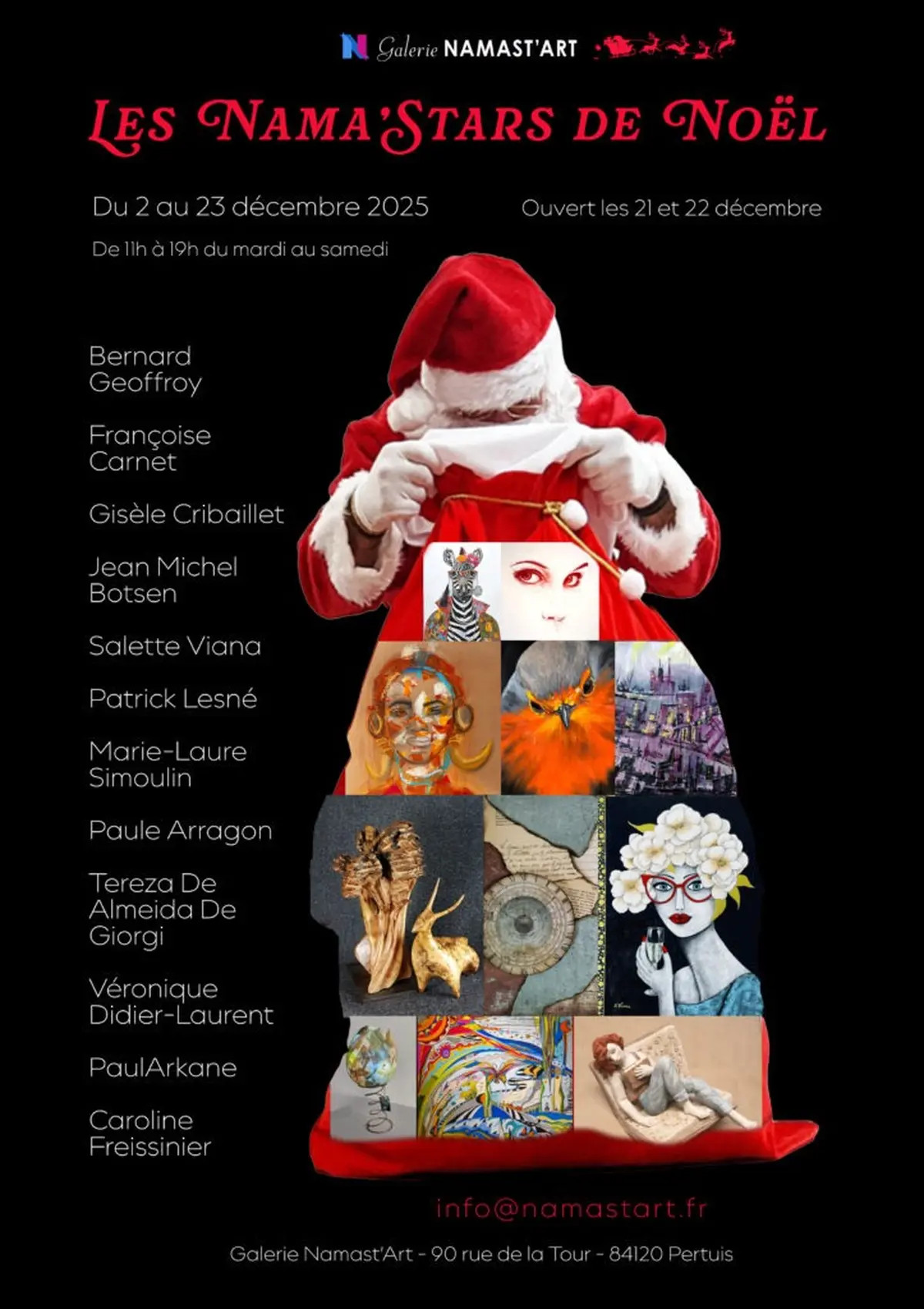 Exposition : Les Nama'stars de Noël