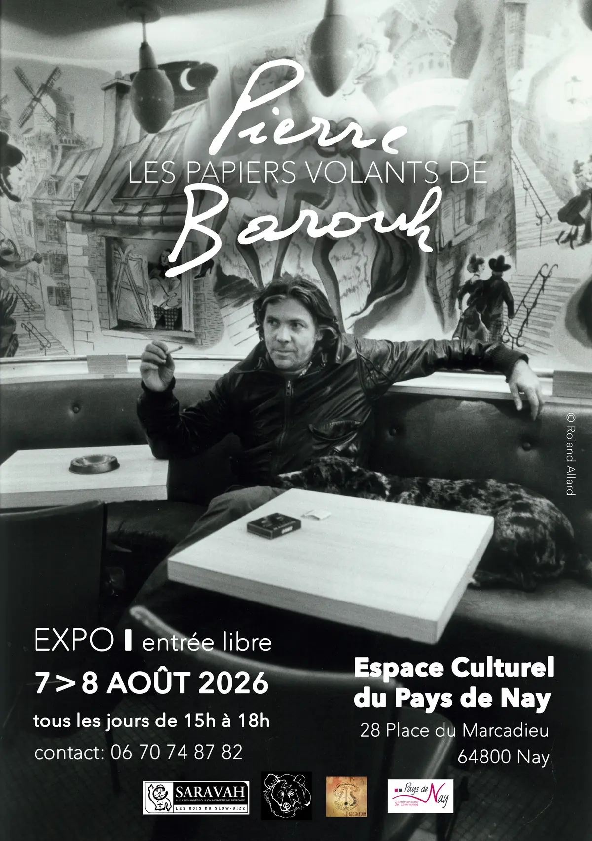 Exposition Les papiers volants de Pierre Barouh