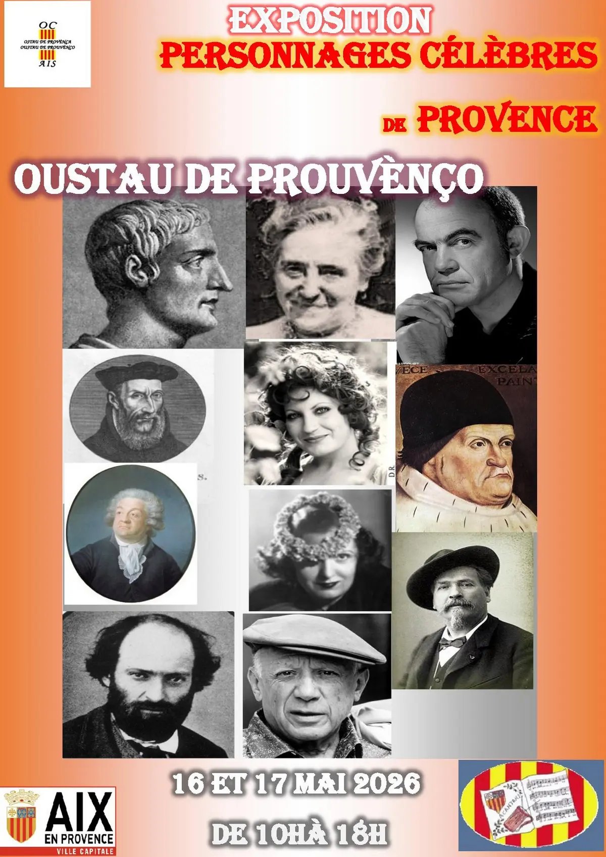 Exposition : Les personnages célèbres de Provence