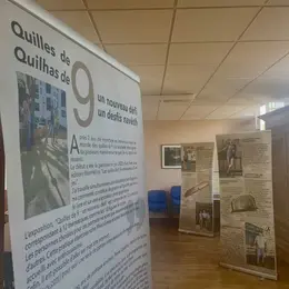 Exposition : Les quilles de neuf s'exposent à la Mairie !