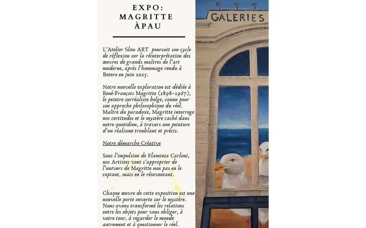 Exposition Magritte à Pau