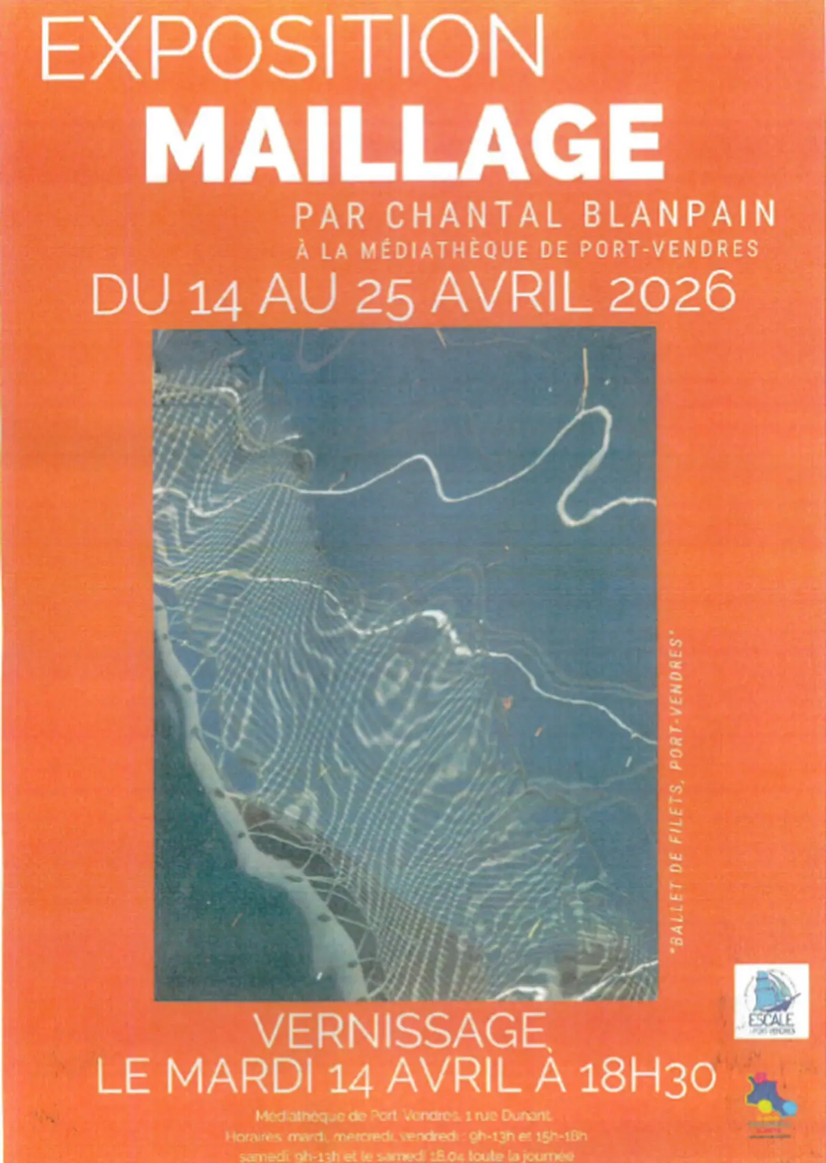 Exposition Maillage De Chantal Blanpain A La Mediatheque