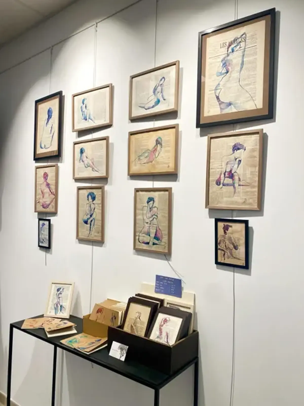 Exposition Mehrake Ghodsi   à la boutique Arti'Sens