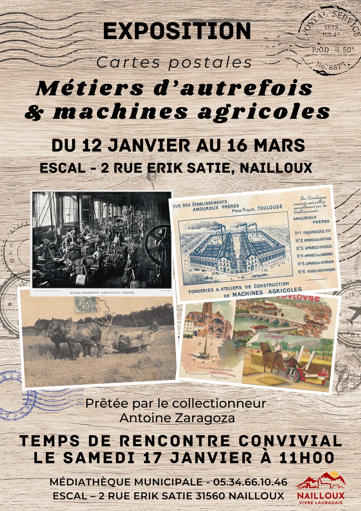 Exposition Métiers D'Autrefois Et Engins Agricoles