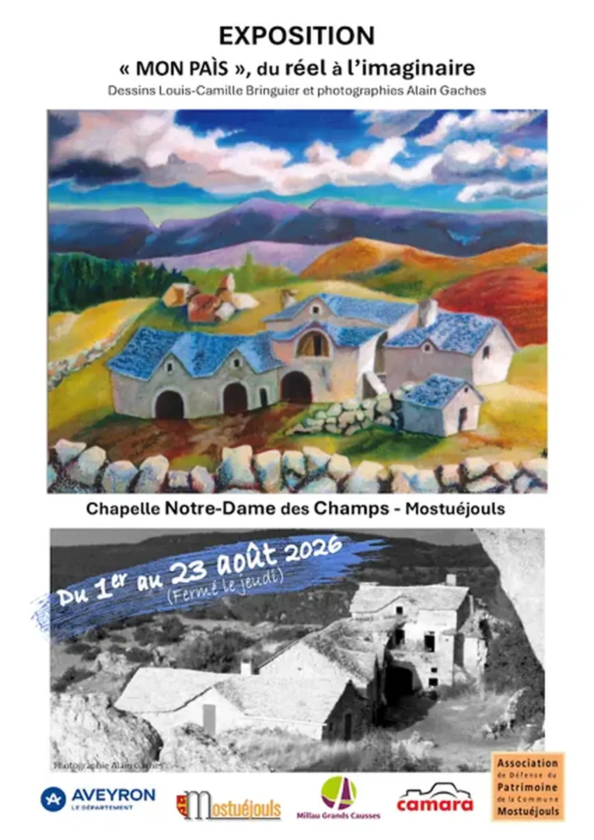 Exposition  Mon Pais , du réel à l'imaginaire - ADPCM
