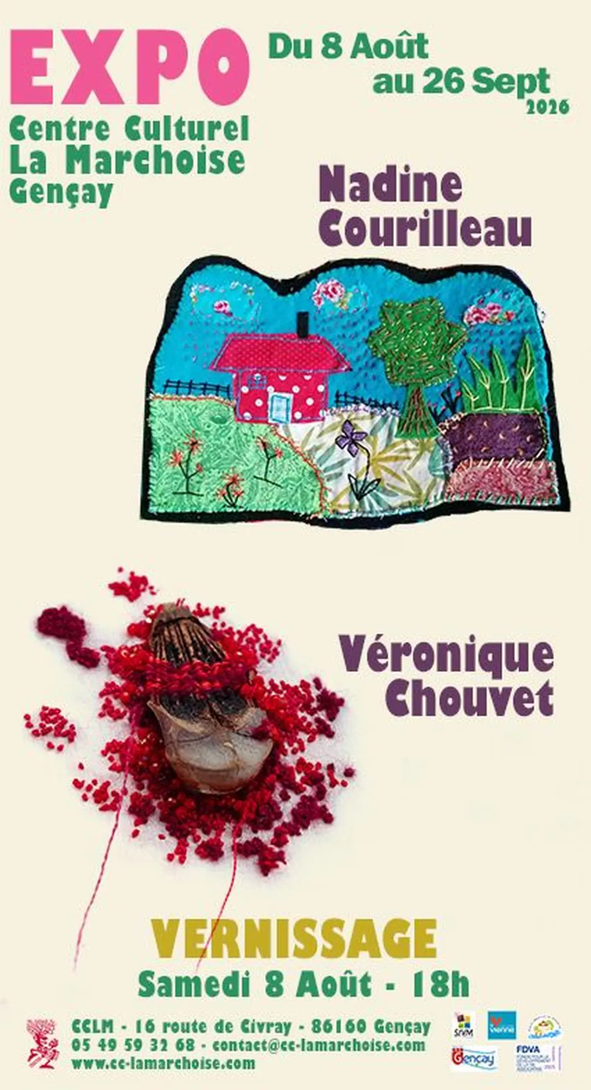 Exposition Nadine Courilleau et Véronique Chouvet