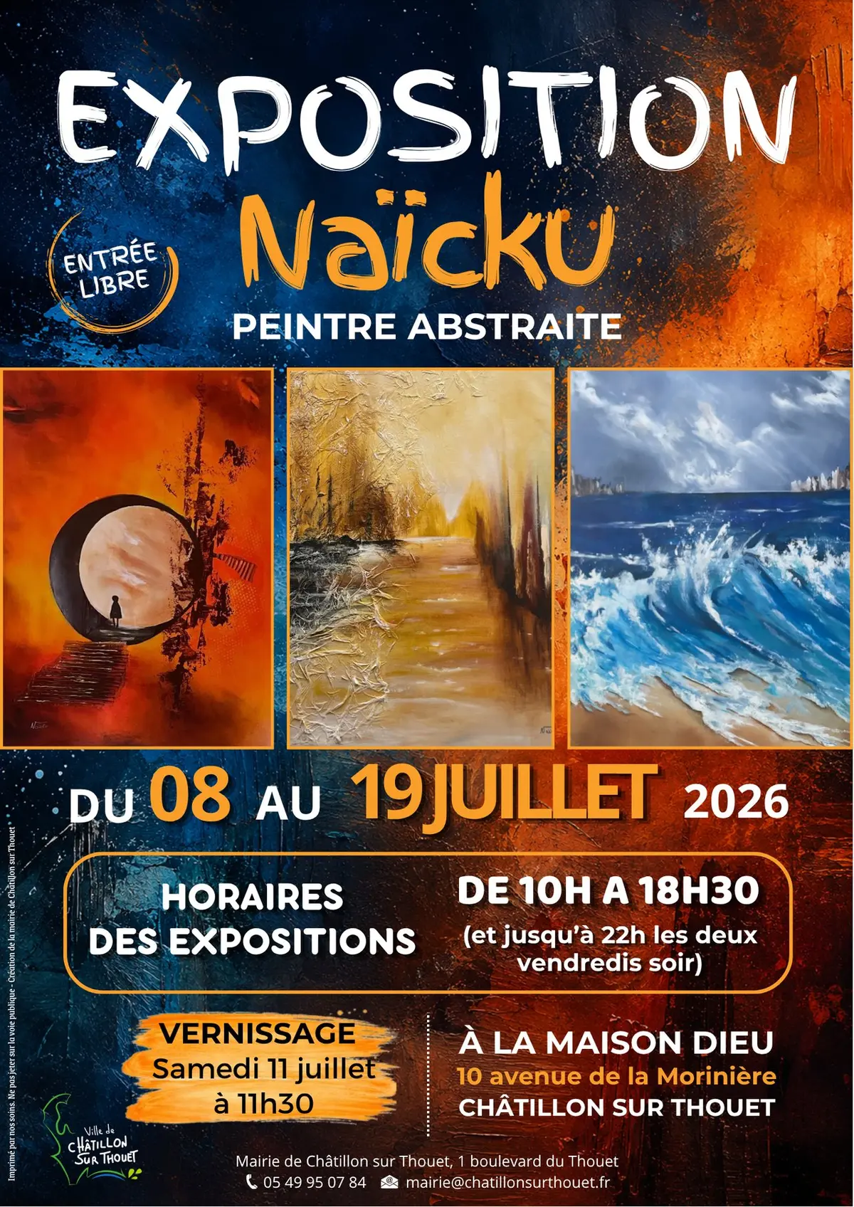 Exposition - Naïcku, peintre abstraite