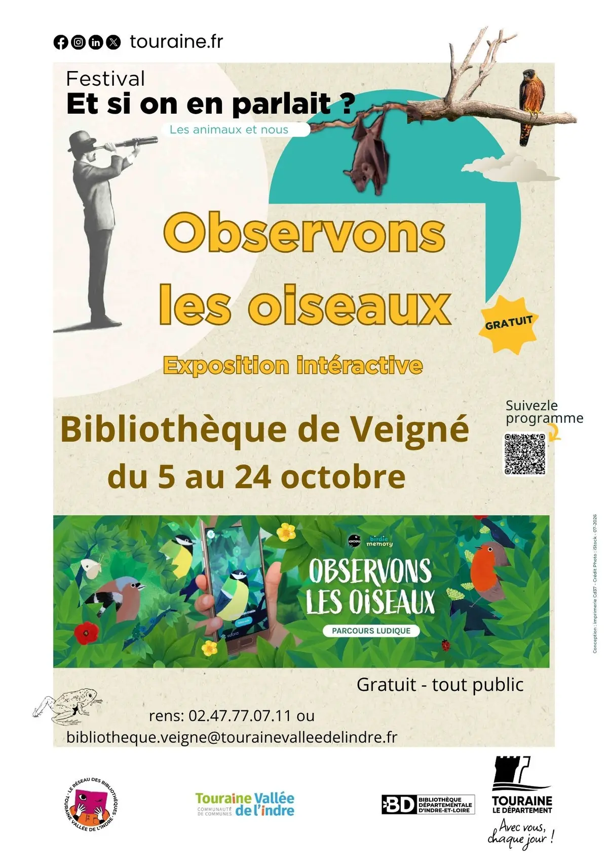 Exposition Observons les oiseaux