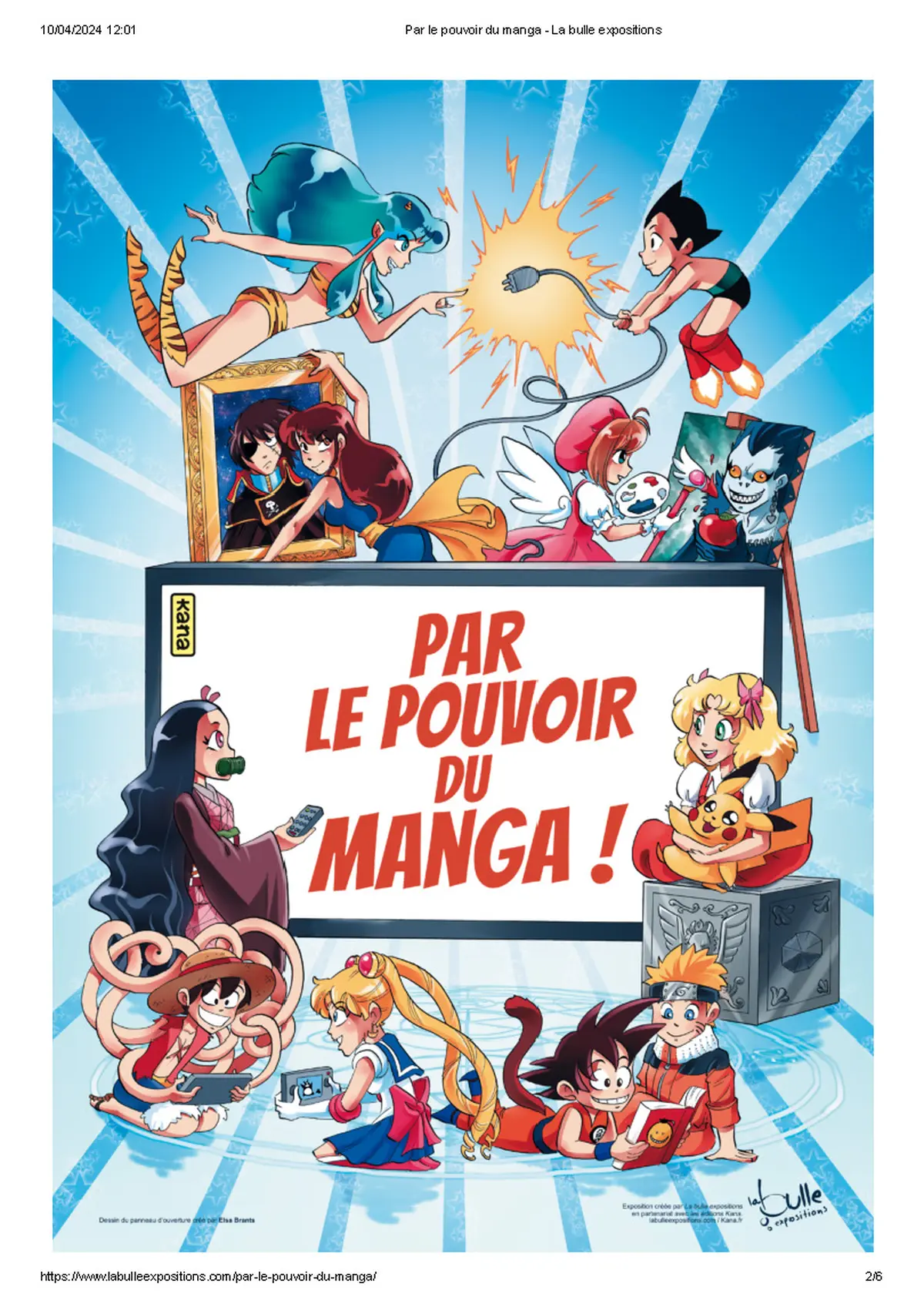 Exposition Par Le Pouvoir Du Manga