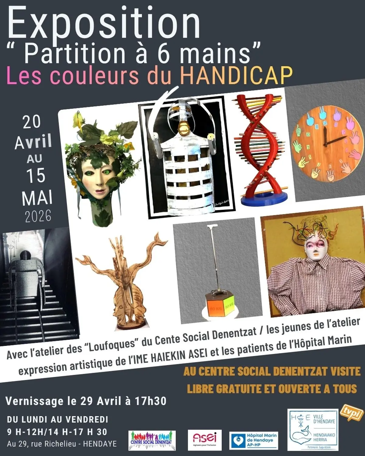 Exposition « Partition à 6 mains »