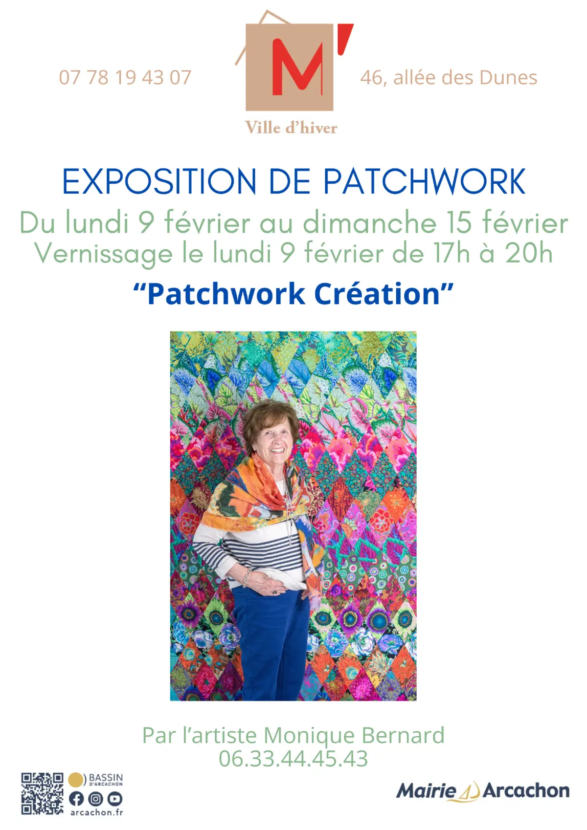 Exposition Patchwork Création - M' La Ville d'Hiver