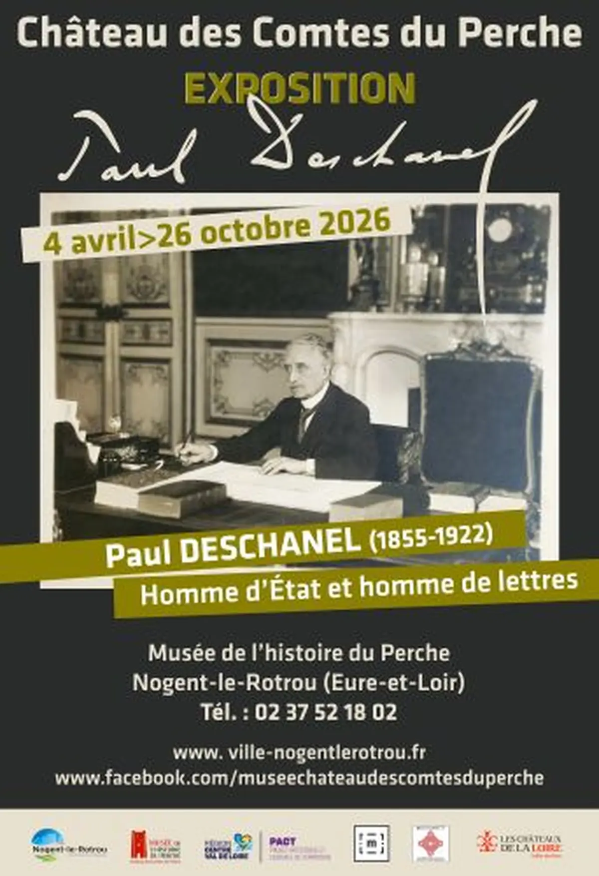 Exposition : Paul Deschanel (1855-1922), homme d'état et homme de lettres