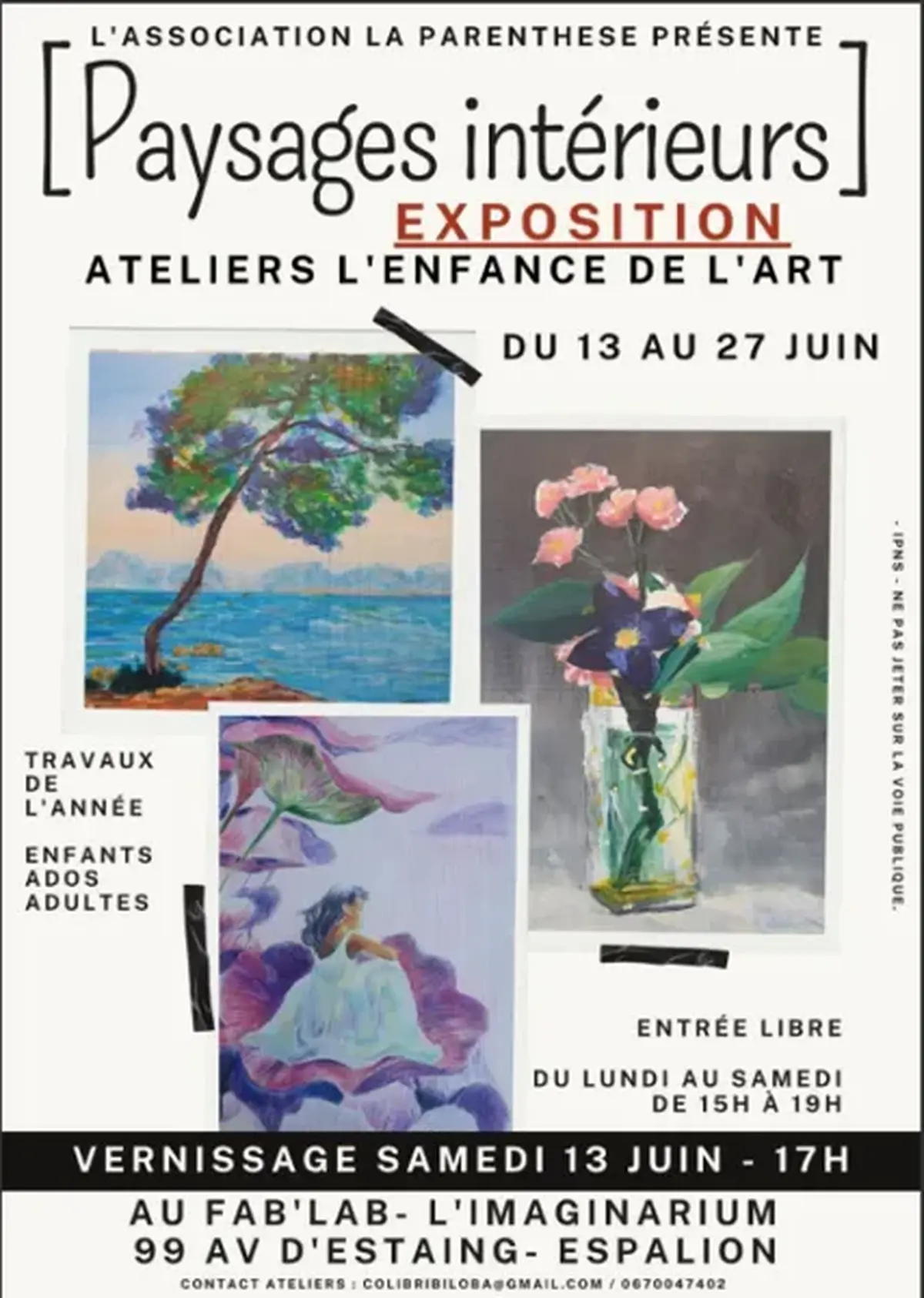 Exposition : Paysages Intérieurs