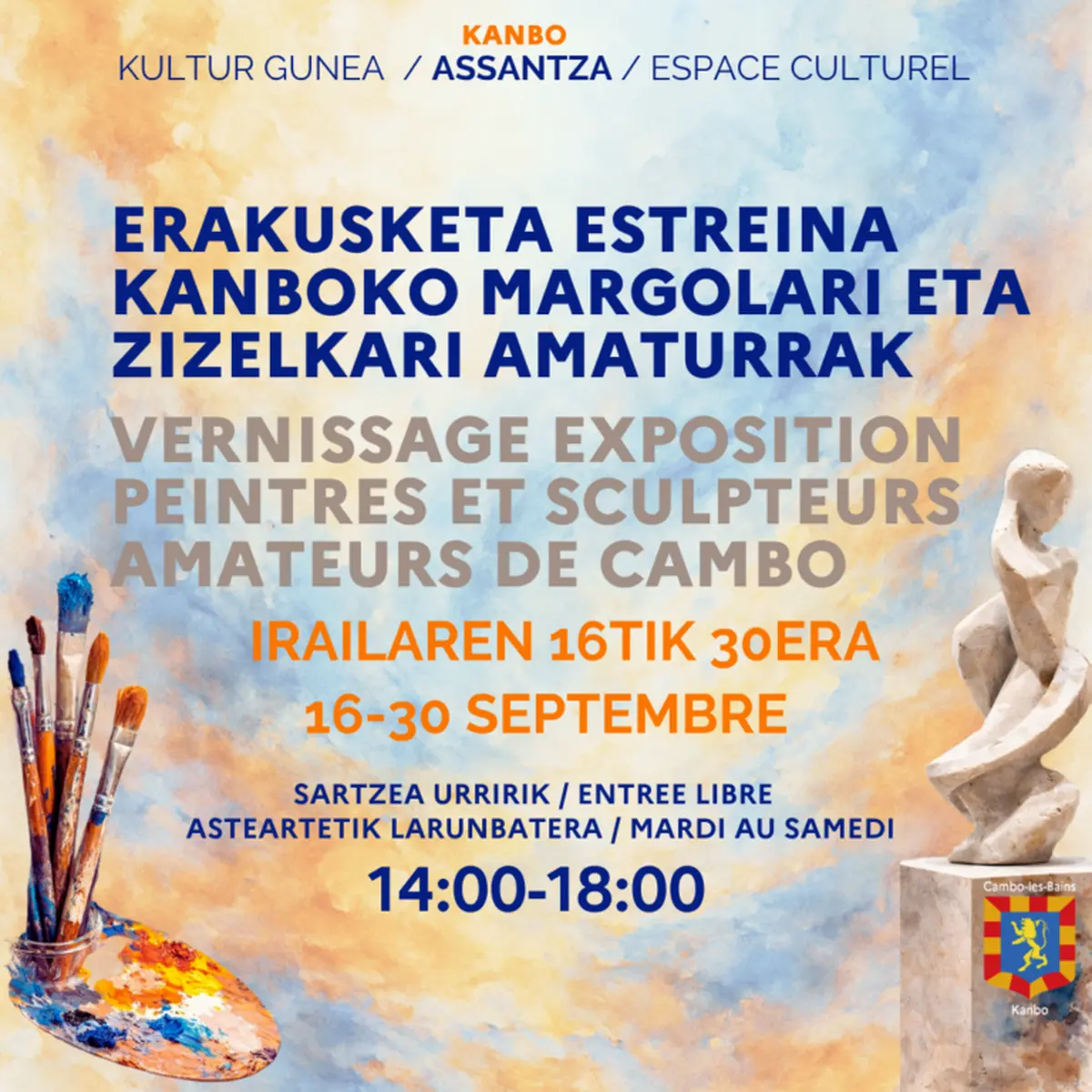 Exposition - Peintres et sculpteurs amateurs de Cambo