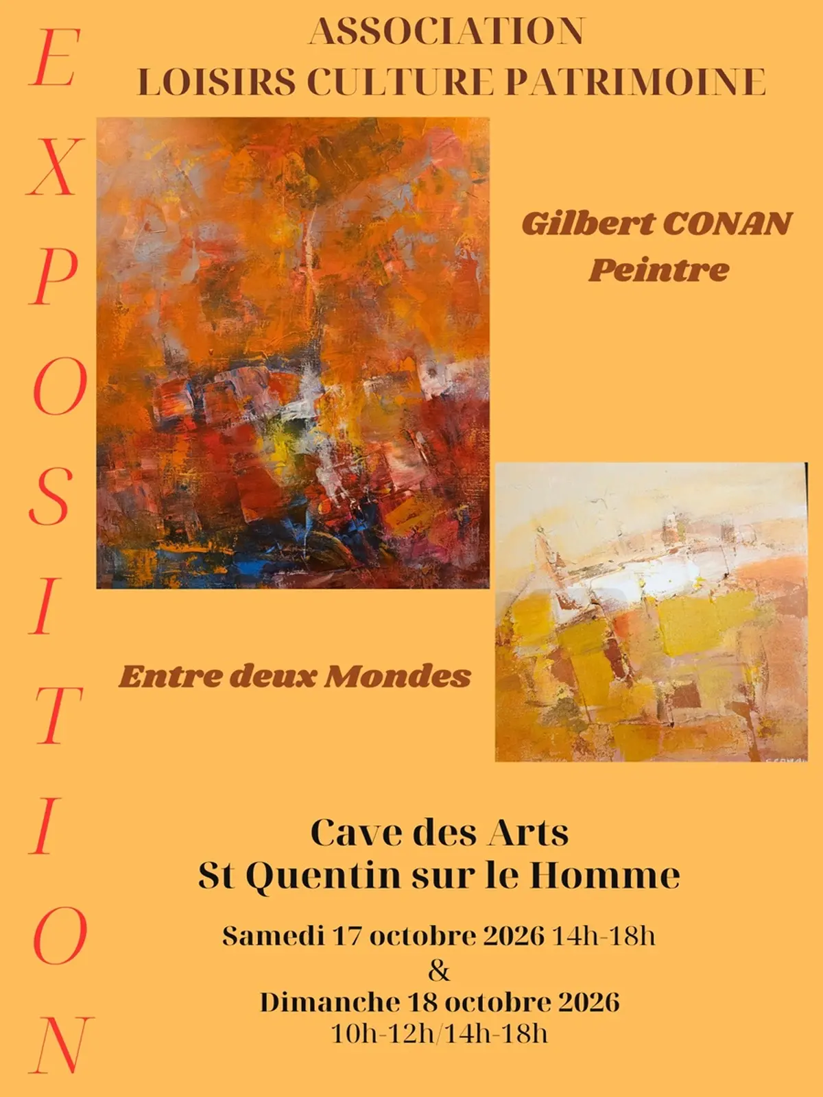 Exposition peinture de Gilbert Conan