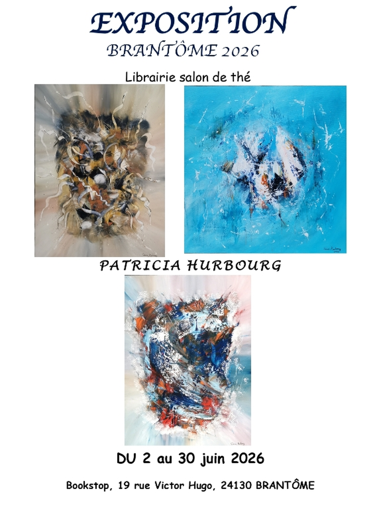 Exposition peinture : Patricia Hurbourg