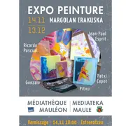 Exposition peintures de cinq artistes locaux