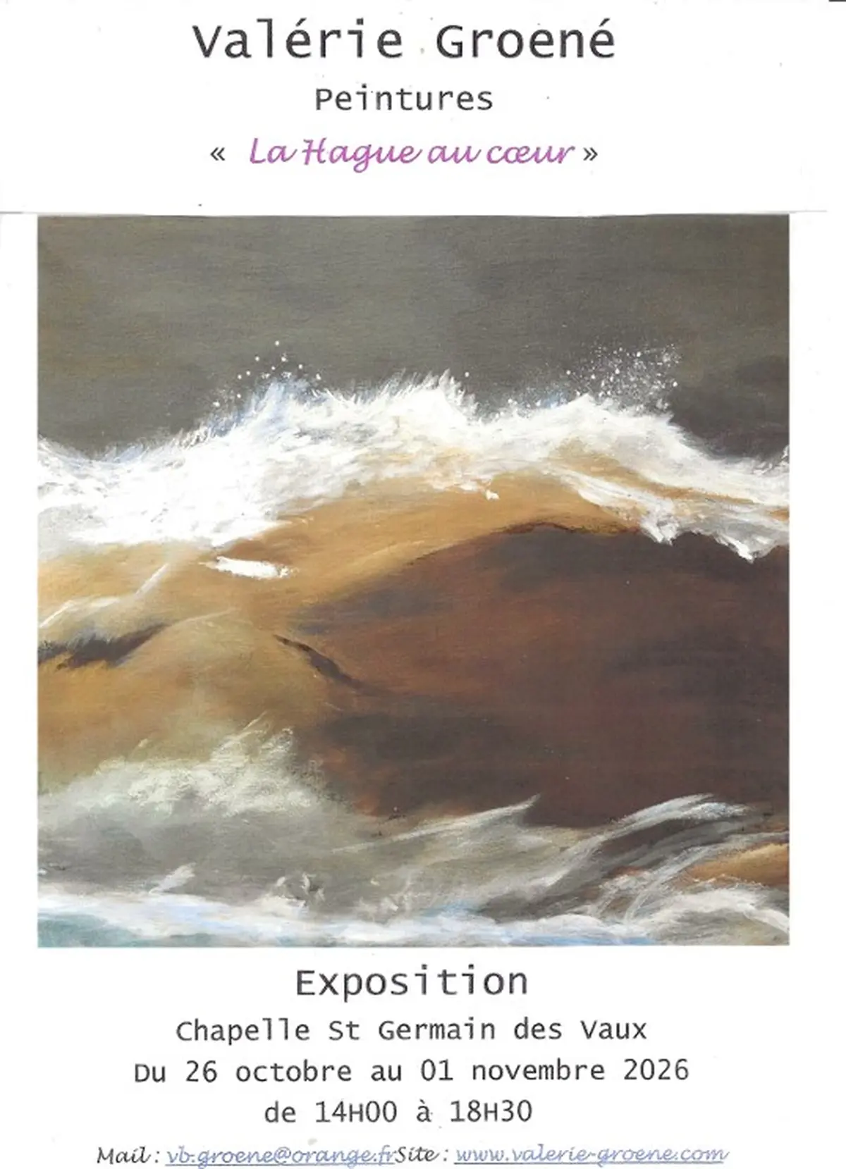 Exposition peintures la Hague au cœur