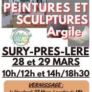 Exposition  Peintures, sculptures argile