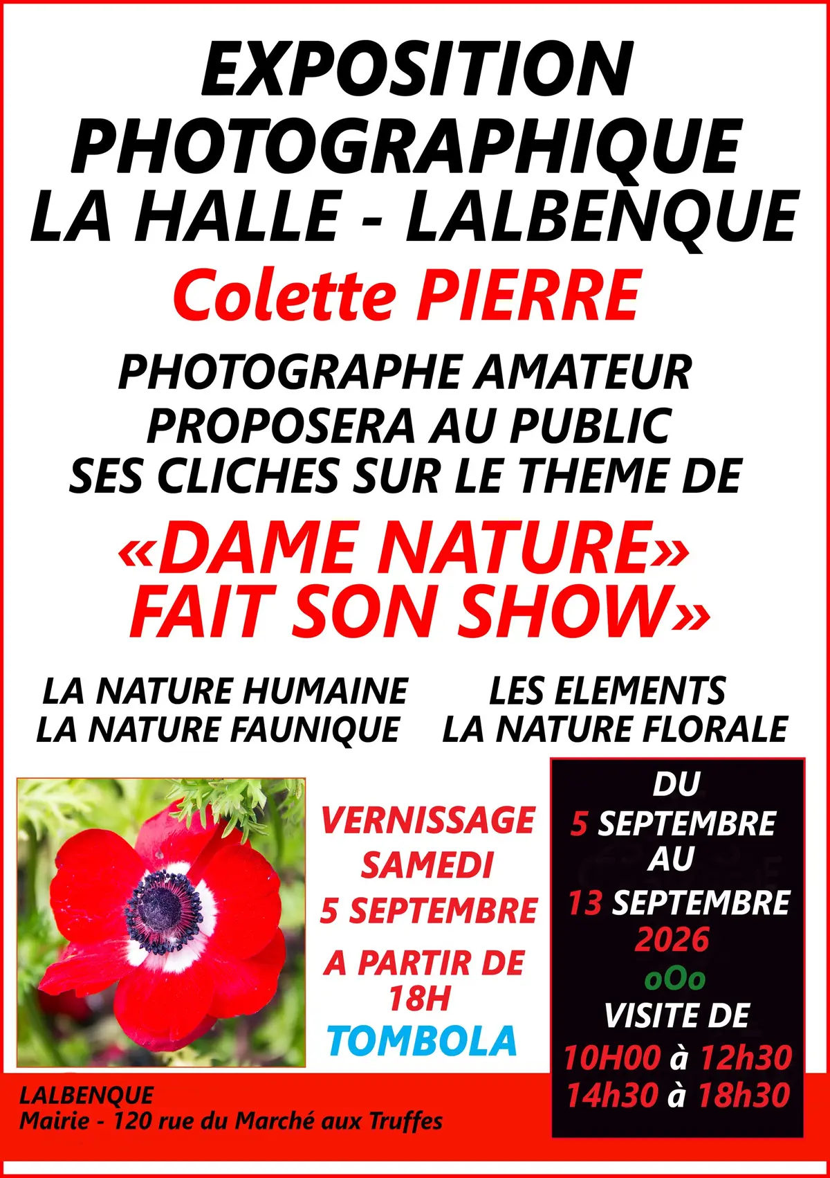 Exposition Photo : Dame nature fait son show