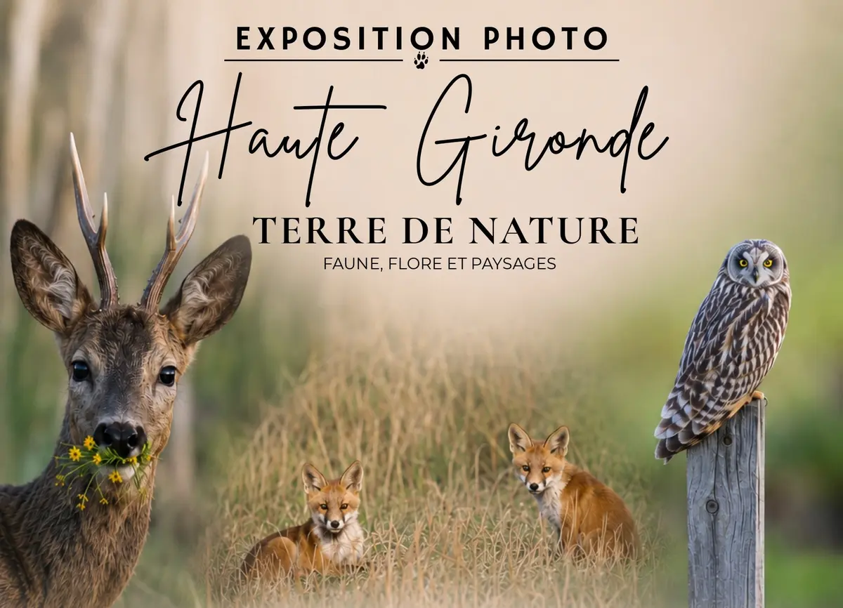 Exposition photo : Haute Gironde, Terre de Nature