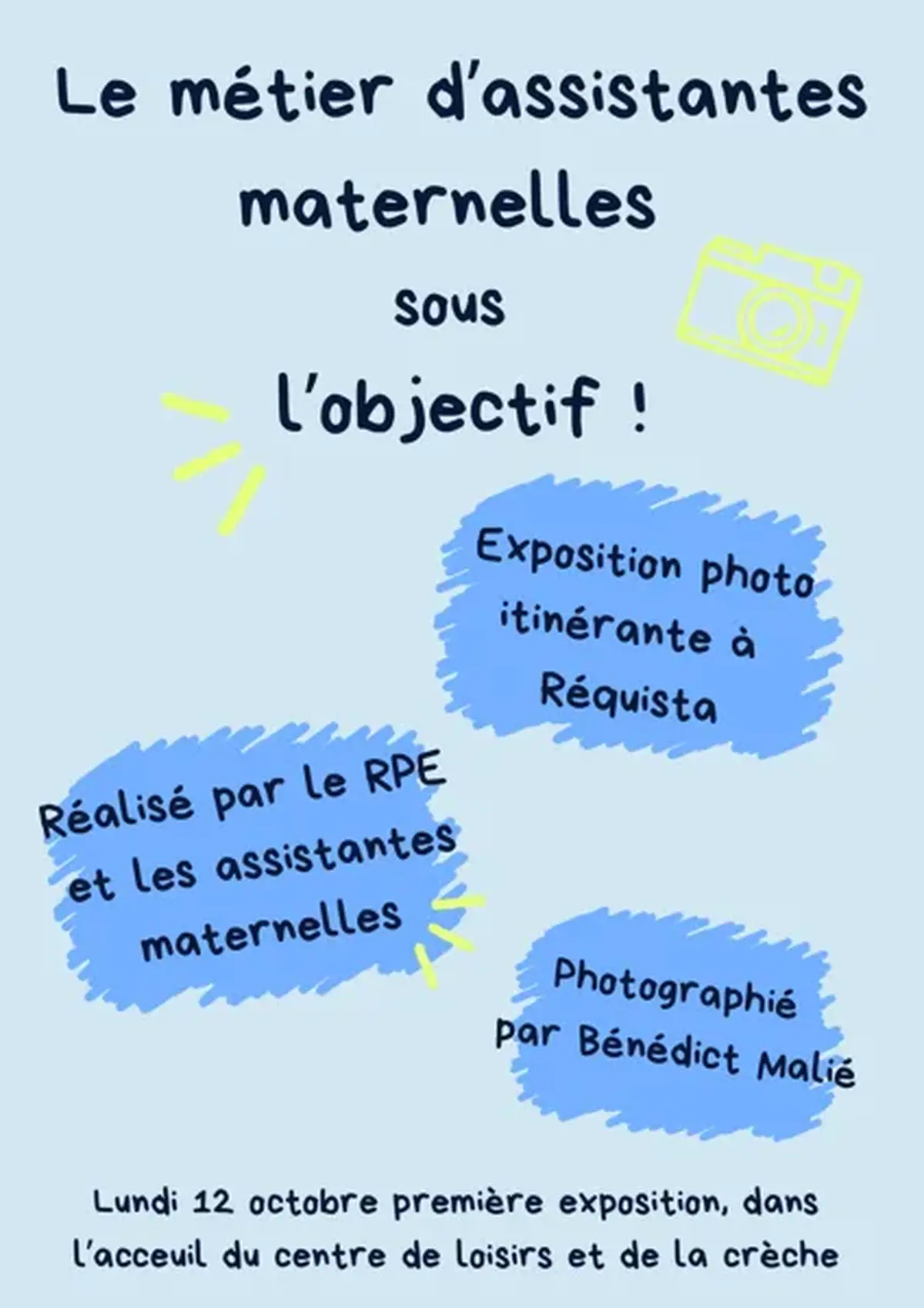 Exposition photo itinérante – Le métier d’assistante maternelle sous l’objectif !