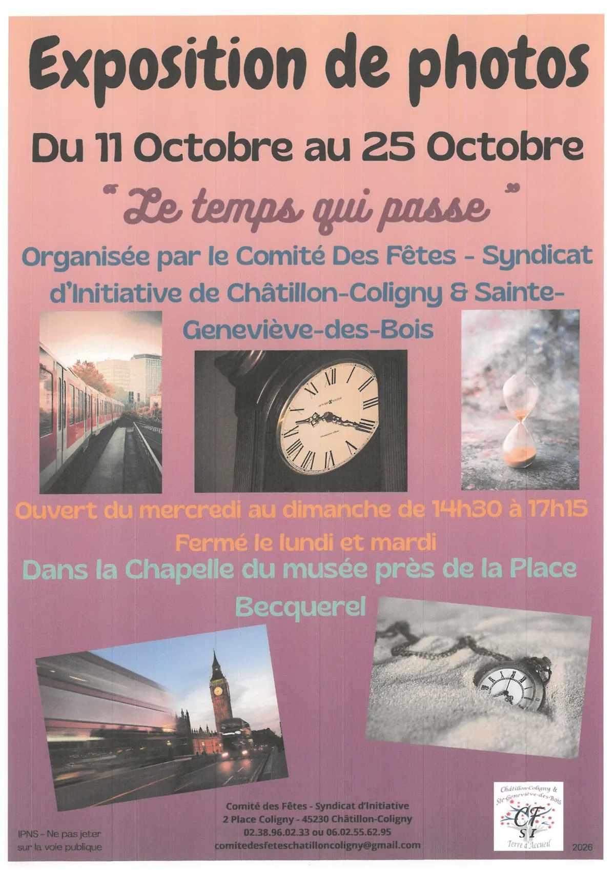 Exposition photo Le temps qui passe