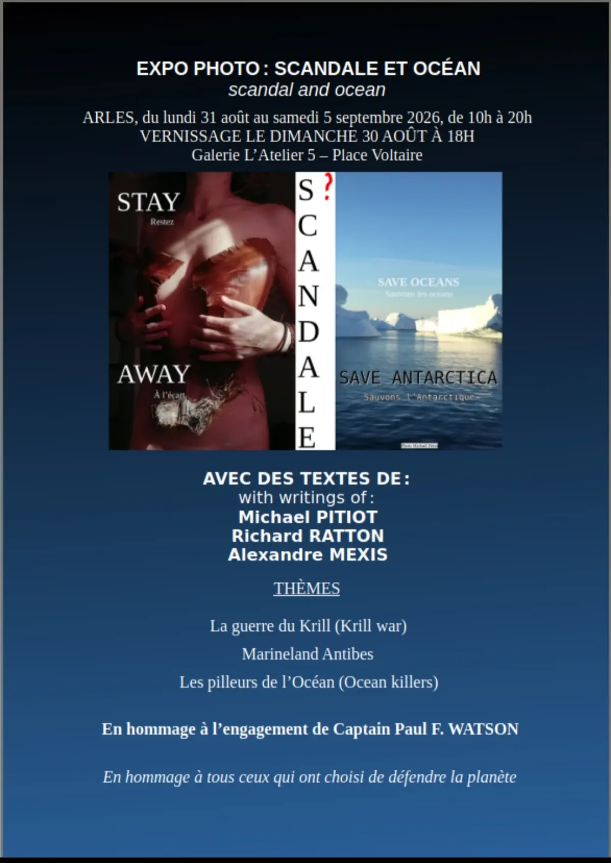 Exposition photo Scandale & océan