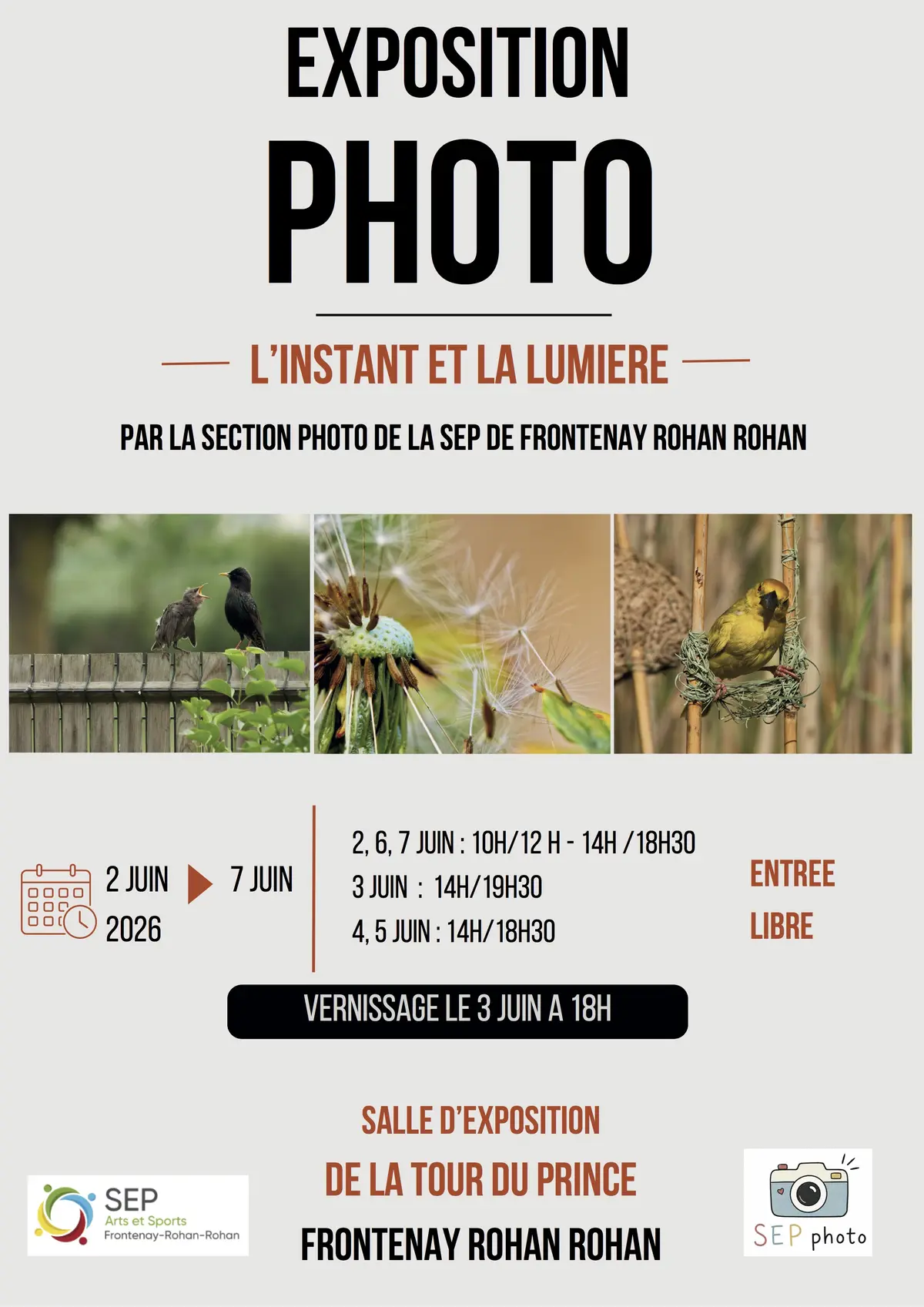 Exposition photographie : L'Instant et la Lumière à Frontenay-Rohan-Rohan