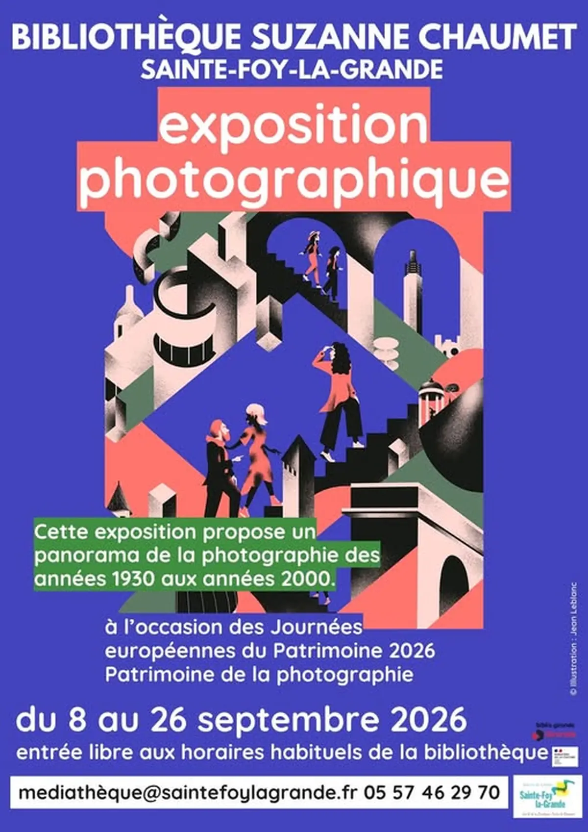 Exposition photographique à la bibliothèque municipale Suzanne Chaumet
