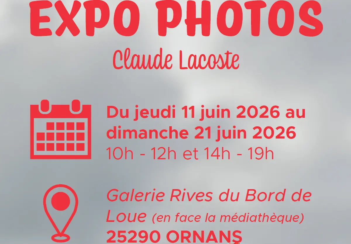 Exposition photos Claude Lacoste