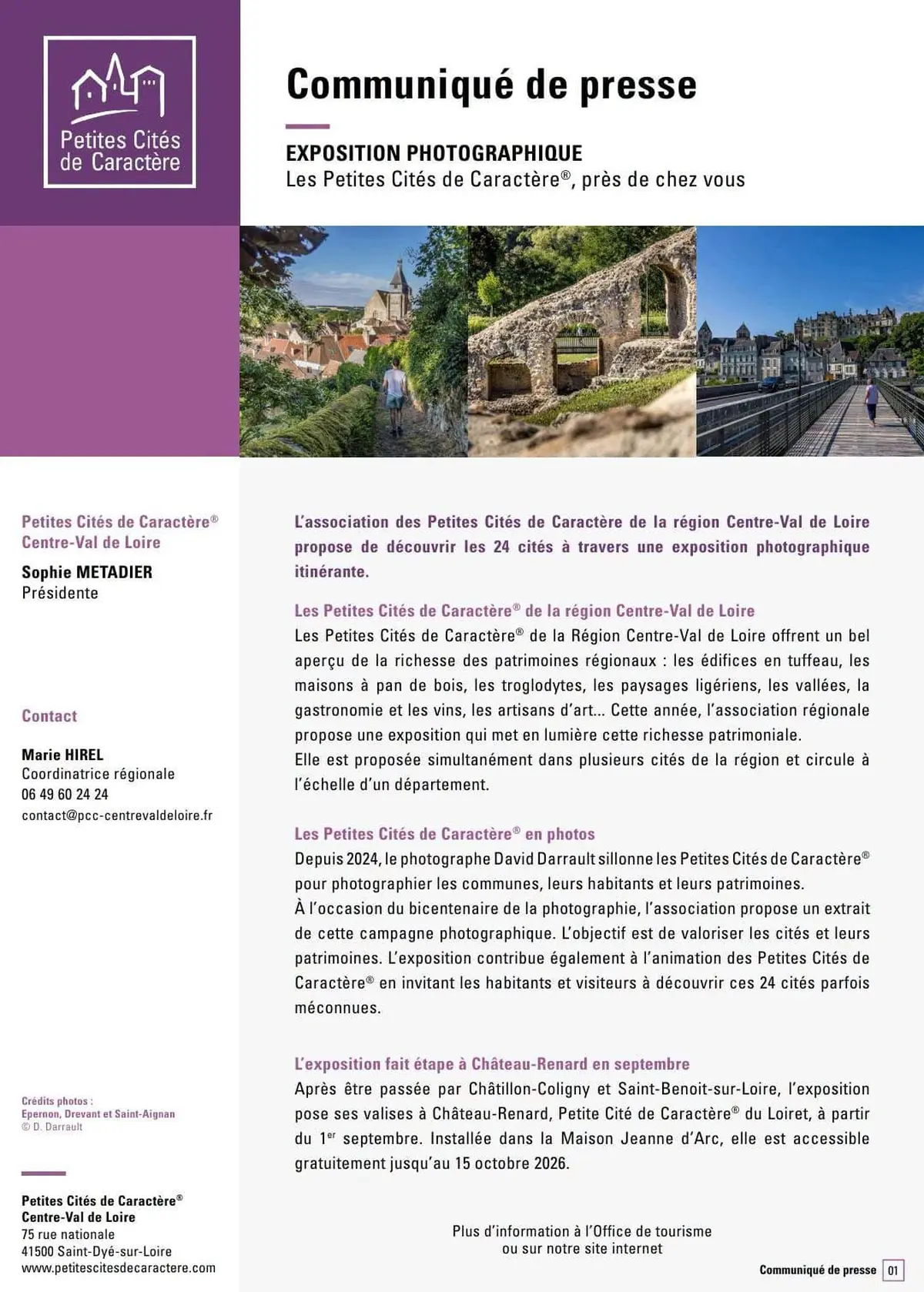 Exposition photos Les petites cités de caractères près de chez vous
