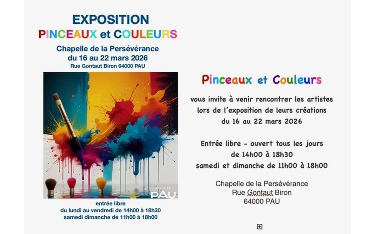 Exposition: Pinceaux et couleurs